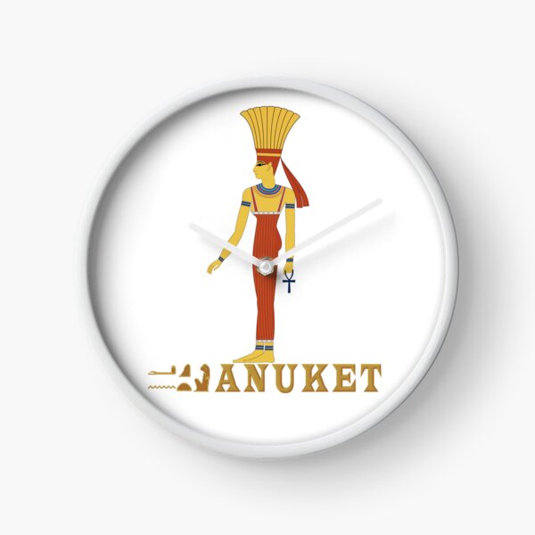 Item preview, ANUKET Ancient Egyptian Goddess with Hieroglyphs designed and sold by SWATARA.
