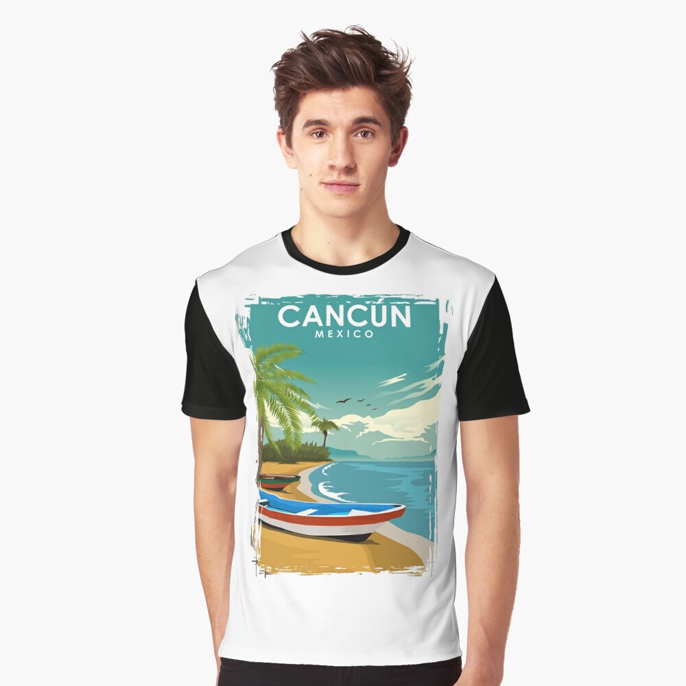 Cancun Mexico Vintage Travel Poster Poster for Sale by Jorn van Hezik