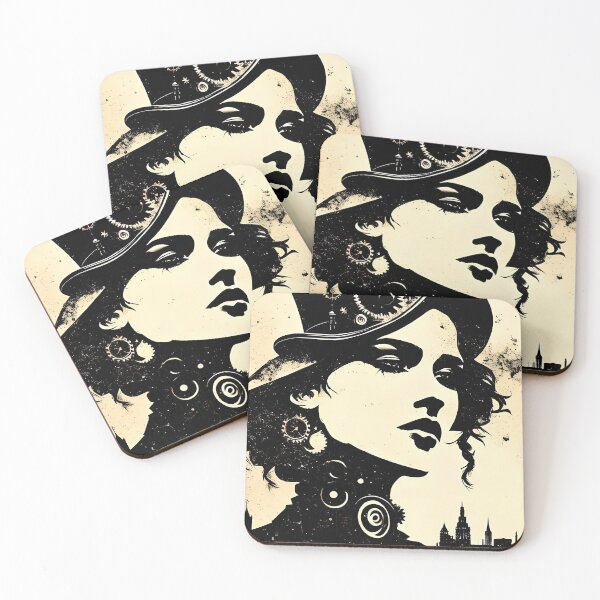 Item preview, Steampunk Illustration, book cover design designed and sold by MindAsylum.