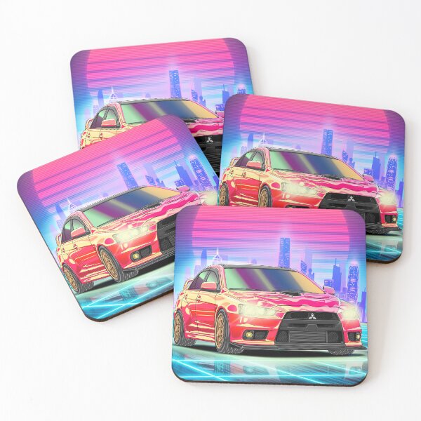 Item preview, Outrun Red Mitsubishi Lancer Evolution 10 designed and sold by JDM Guyvit.