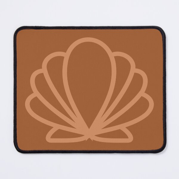 Item preview, Scallop Shell Stylised brown designed and sold by TheScraggyBeard.