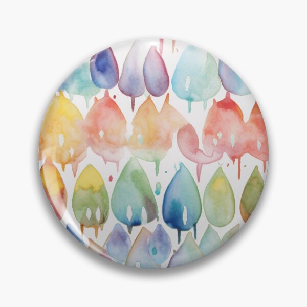 Item preview, Watercolor Colorful Raindrop Pattern Design designed and sold by Stone-Valley.