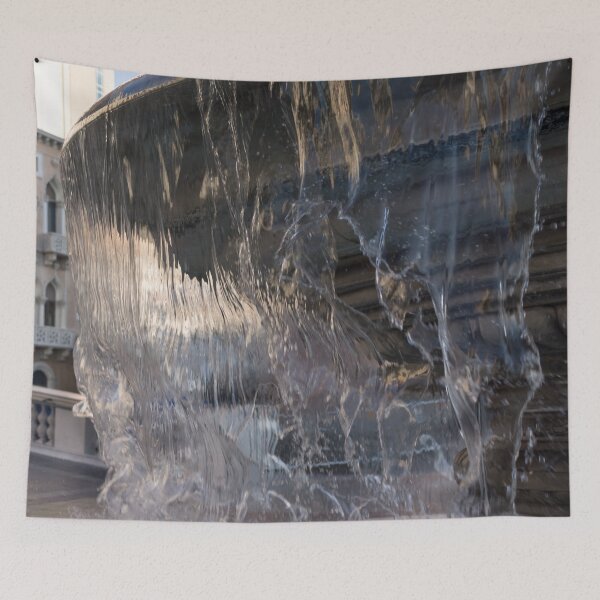 Item preview, Quicksilver Water Curtain - Venetian Las Vegas Marble Fountain designed and sold by Georgia Mizuleva.