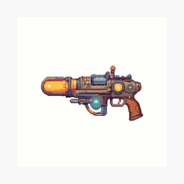 Pixel Art Rifle Gun Graphic by Muhammad Rizky Klinsman · Creative Fabrica