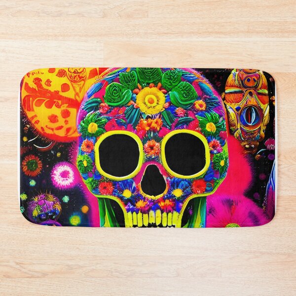 Item preview, BIKER STYLE MOTO FLOWER SKULL FASHION designed and sold by Mark Fischer.