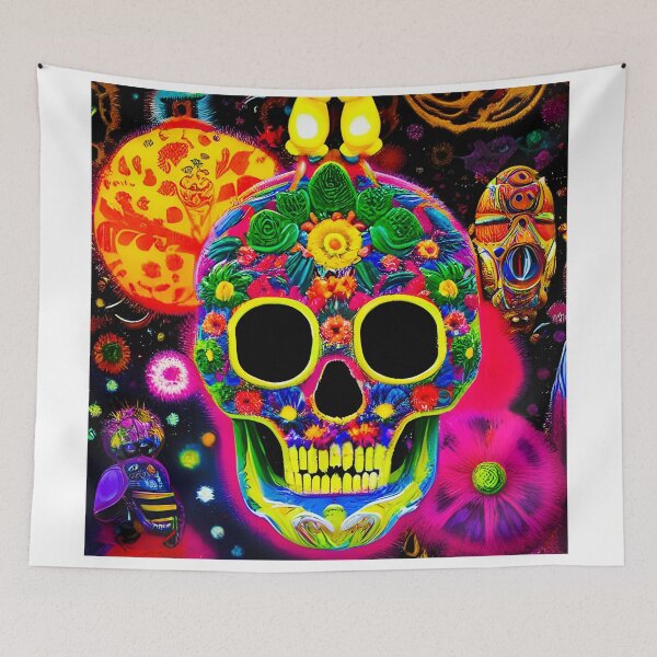 Item preview, BIKER STYLE MOTO FLOWER SKULL FASHION designed and sold by Mark Fischer.