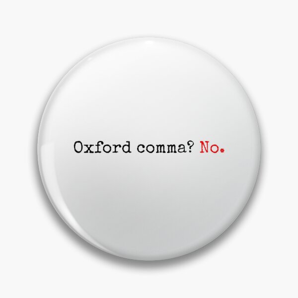 Artikelvorschau, Oxford Komma entworfen und verkauft von SW-WordWarThree.