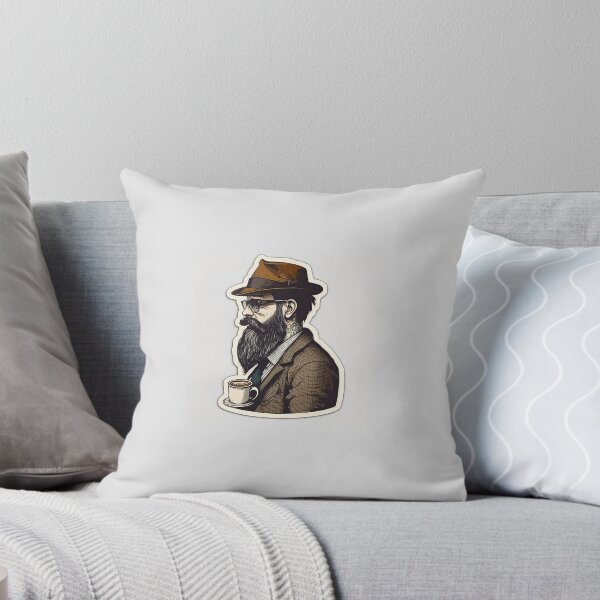 Item preview, Fedora, Facial Hair and Fresh Roasts: A Day in the Life of a Hipster Coffee Connoisseur designed and sold by electricsticks.