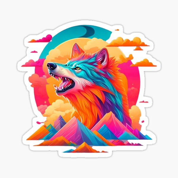 Artikel-Vorschau von Sonnenuntergang-Wolf, designt und verkauft von corrochdesigns.