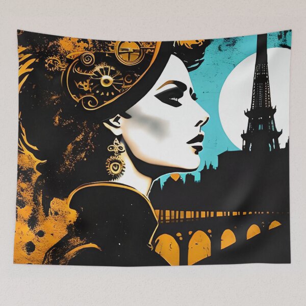 Item preview, Steampunk Illustration, book cover design #4 designed and sold by MindAsylum.