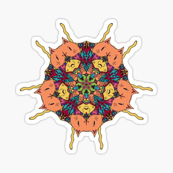 Mandala colorful Sticker