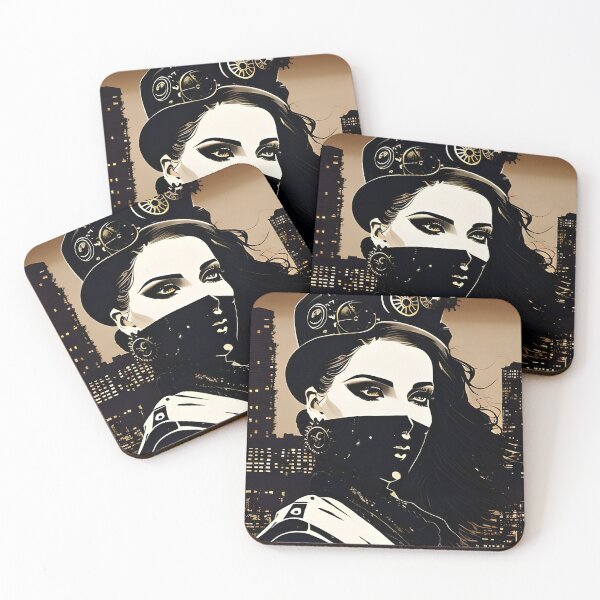 Item preview, Steampunk Illustration, book cover design #5 designed and sold by MindAsylum.