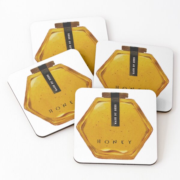 Item preview, Honey Jar with Bee designed and sold by BasedOnEarth.