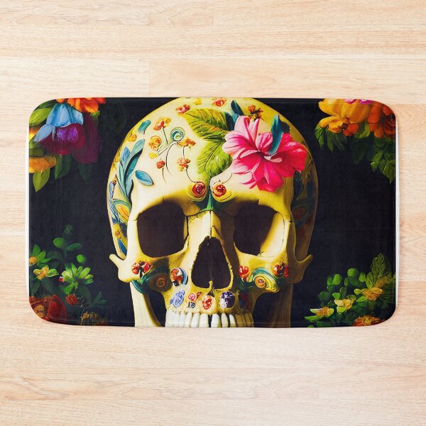Item preview, BIKER STYLE MOTO FLOWER SKULL FASHION designed and sold by Mark Fischer.