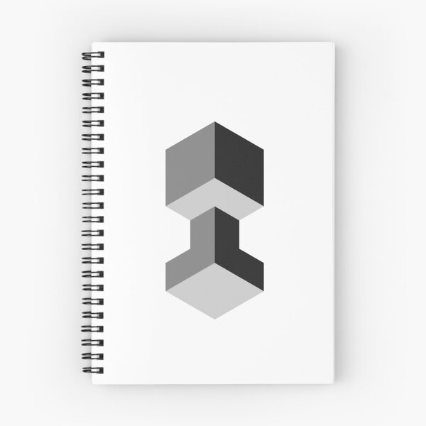 Item preview, [W.THI] Black-White-Grey 3D Incomplete Cubes - Minimal Isometric - Planes designed and sold by Warit THI.