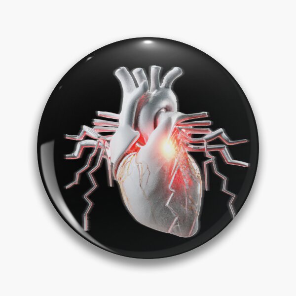 Item preview, Heart and Thunders  - Y2K ART designed and sold by DWZ Design.