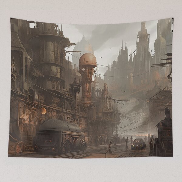 Item preview, A Steampunk Future - Concept World Art designed and sold by ArcStormDesigns.