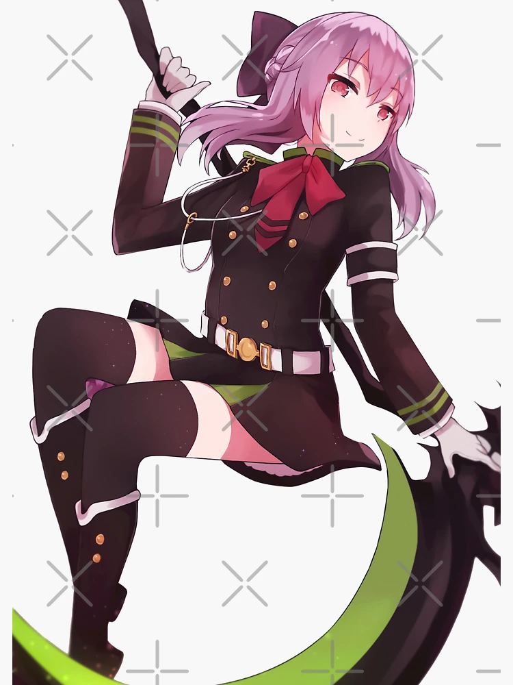 Guren Ichinose Seraph of the end Anime Girl Gift Sticker for Sale by  Spacefoxart