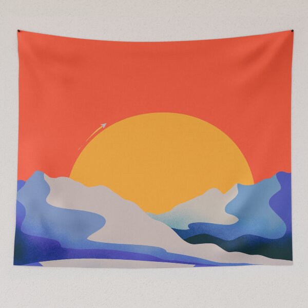 Item preview, The yellow sun lake designed and sold by Swadeillustrations.