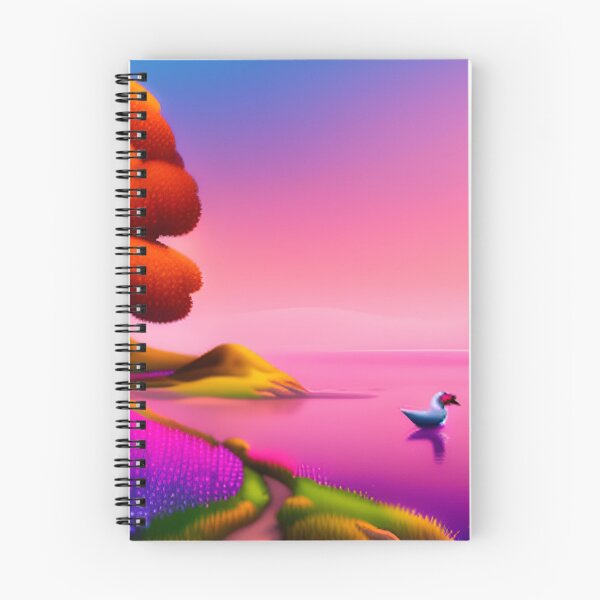 Item preview, The Pink Paradise: Beach, Sunset, Fantasy, Cartoon, and Mountain  designed and sold by stylishdzign.