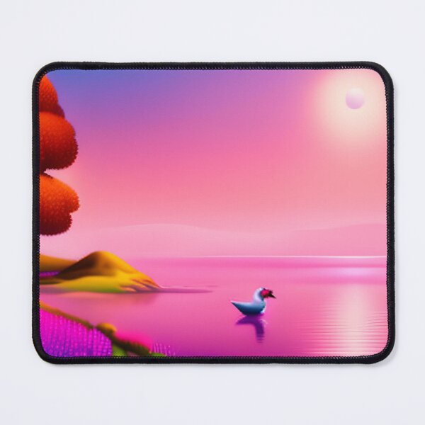 Item preview, The Pink Paradise: Beach, Sunset, Fantasy, Cartoon, and Mountain  designed and sold by stylishdzign.