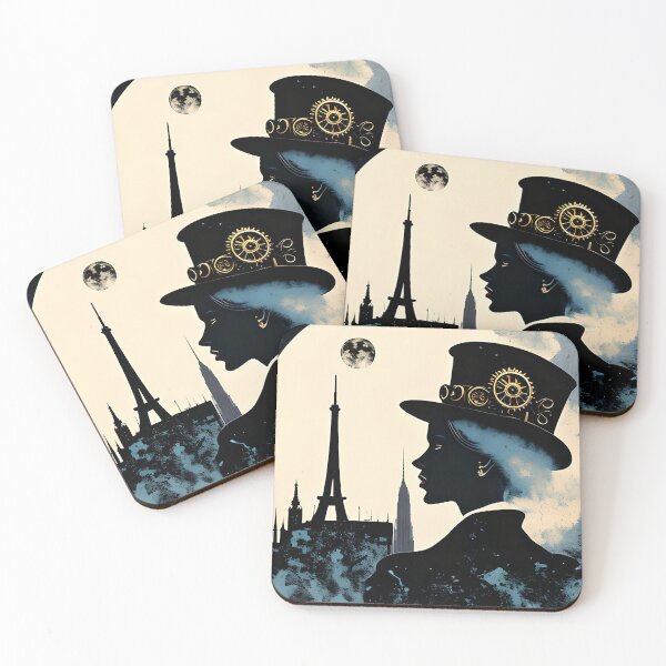 Item preview, Steampunk Illustration, book cover design #6 designed and sold by MindAsylum.
