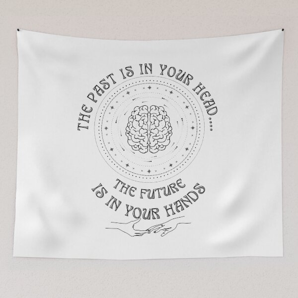 Item preview, the past is in your head, the future is in your hands  designed and sold by summerspirit.