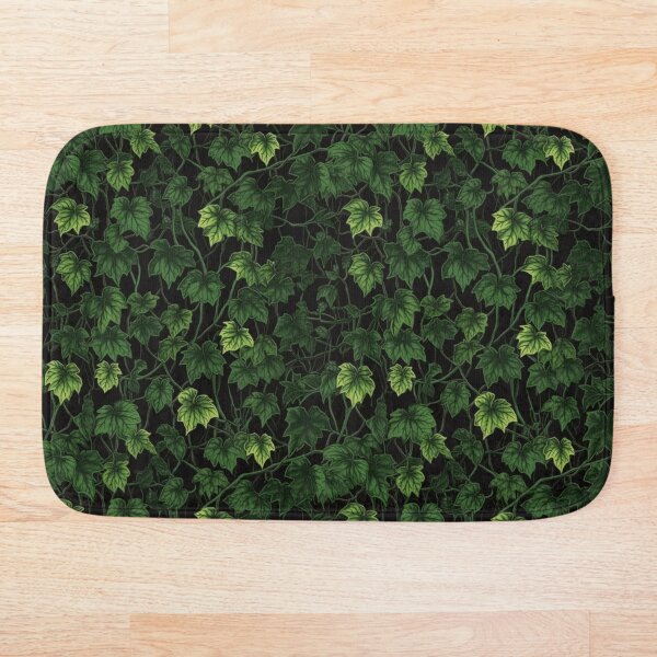 Item preview, Lush Vintage Ivy Vines: Hand-Drawn Greenery on a Dramatic Dark Backdrop designed and sold by EndlessTextures.