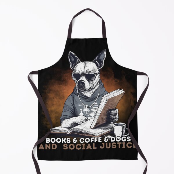Item preview, Books & Coffe & Dogs And Social Justice #4 designed and sold by ImprintPro.