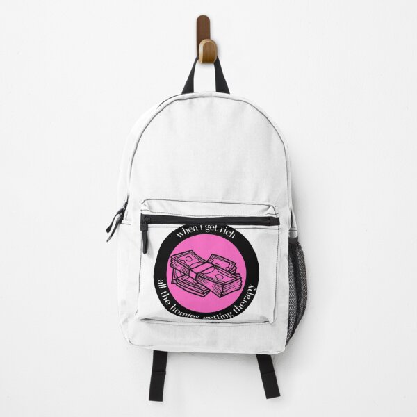 Item preview, When I get rich, all the homies getting therapy - pink designed and sold by jechaiyells.