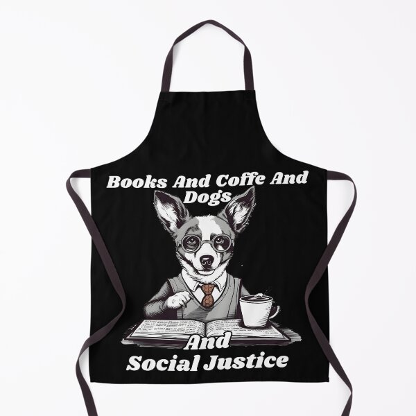 Item preview, Books And Coffe And Dogs And Social Justice #1 designed and sold by ImprintPro.