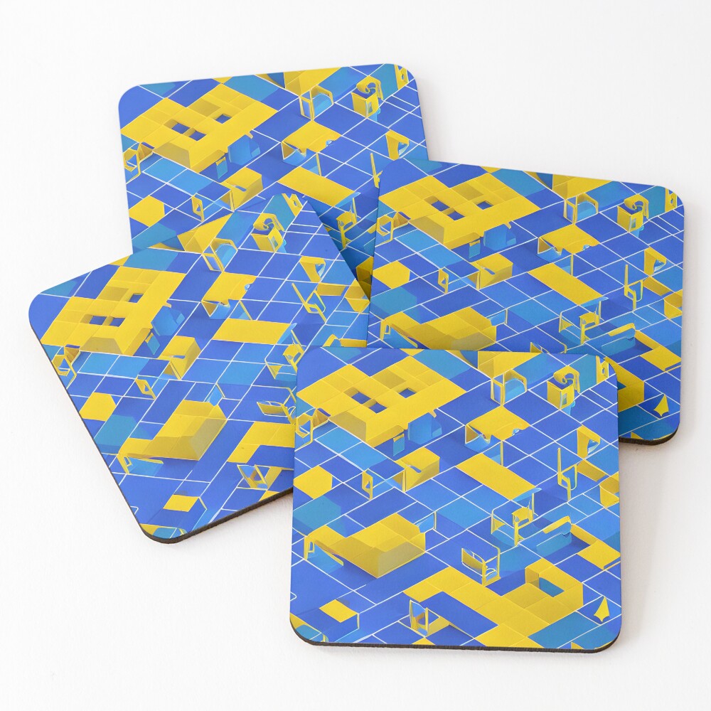 Item preview, Coasters (Set of 4) designed and sold by Ellebecool.