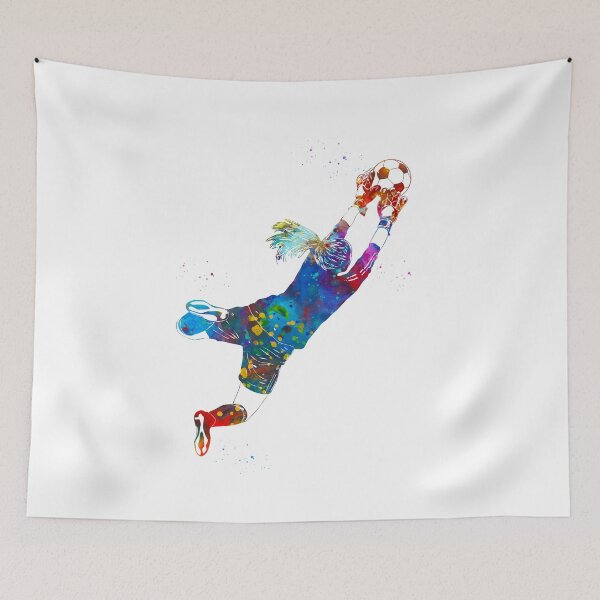 Artikelvorschau, Soccer Player Girl Goalie entworfen und verkauft von Liededrom..