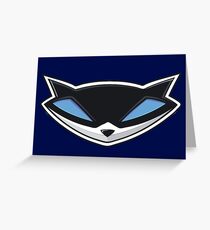 Sly Cooper Logo Greeting Card