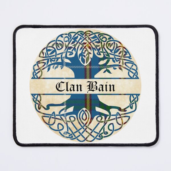 Item preview, Bain Tree of Life Clan Scottish Surname tartan designed and sold by BagTown Clans.