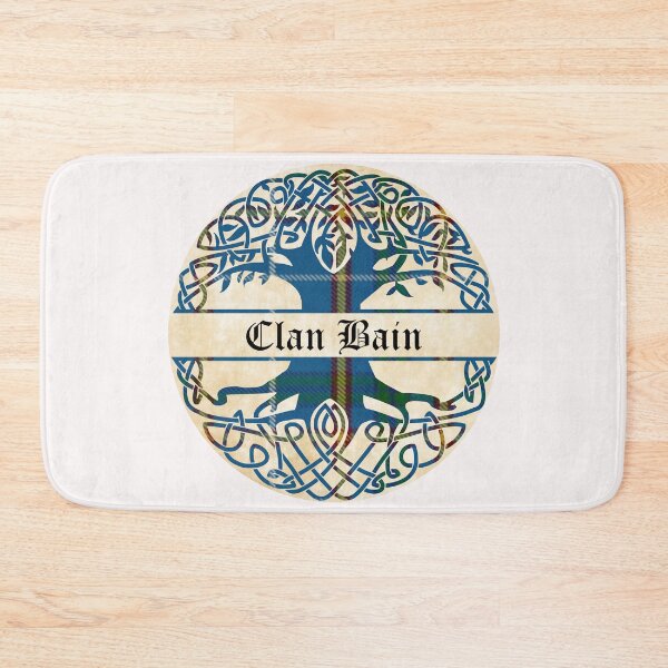 Item preview, Bain Tree of Life Clan Scottish Surname tartan designed and sold by BagTown Clans.