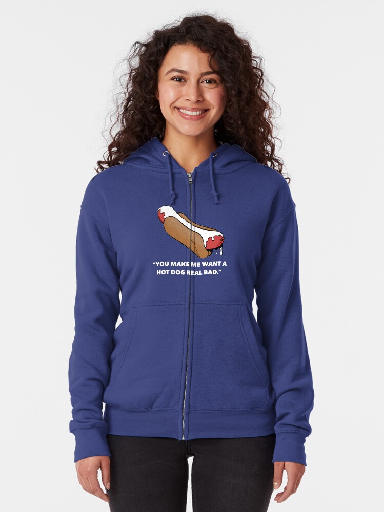 Alternate view of Hot Dog Zipped Hoodie