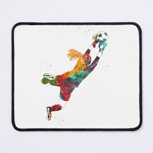Item preview, Soccer Player Girl Goalie designed and sold by Liededrom..