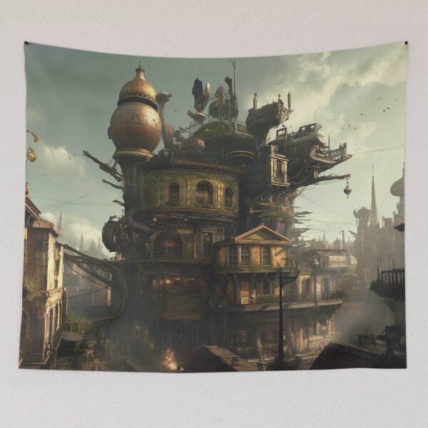 Item preview, Overgrown Brass : Nature and Steampunk combine designed and sold by ArcStormDesigns.