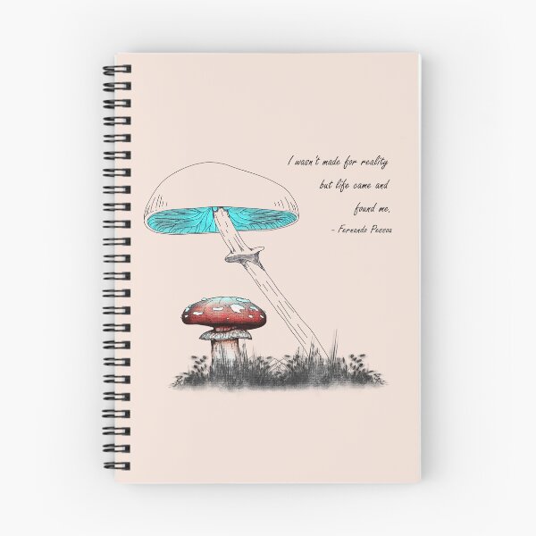 Item preview, Ink mushroom with quote designed and sold by AR-Illustration.