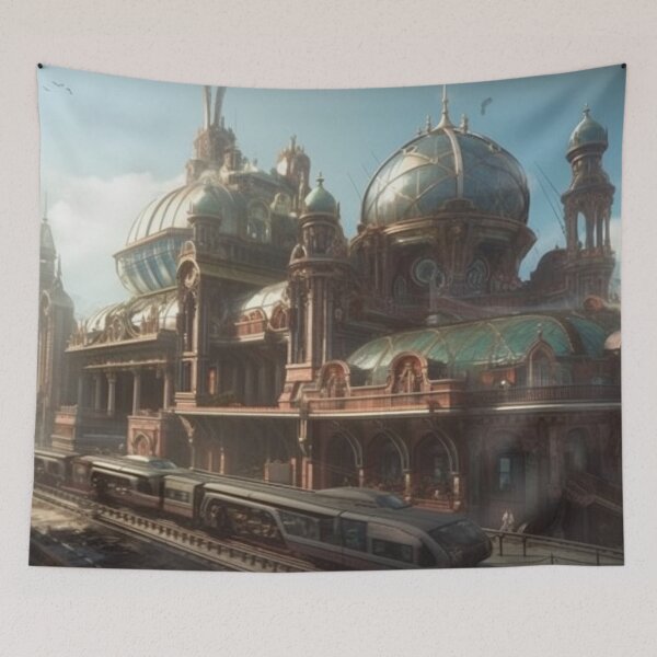 Item preview, Future Train : A Steampunk Future Concept Piece. designed and sold by ArcStormDesigns.