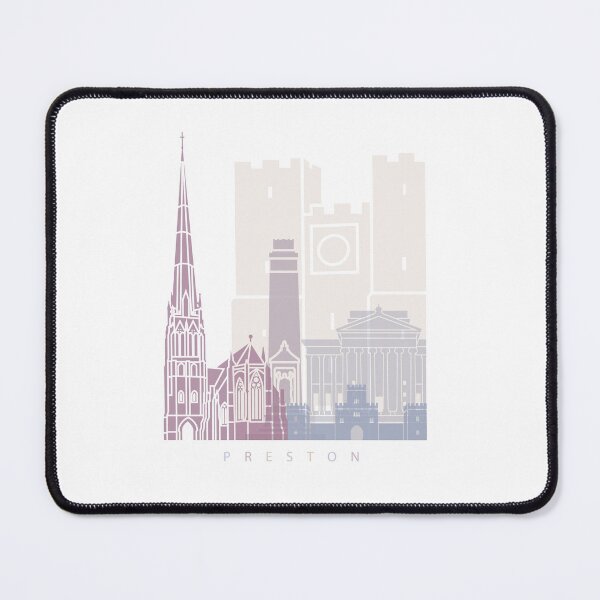 Item preview, PRESTON SKYLINE POSTER PASTEL designed and sold by paulrommer.