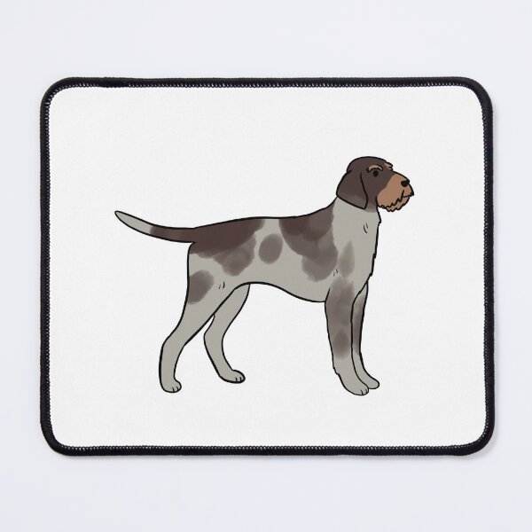 Item preview, German wirehaired pointer cute illustration  designed and sold by Yarafantasyart.