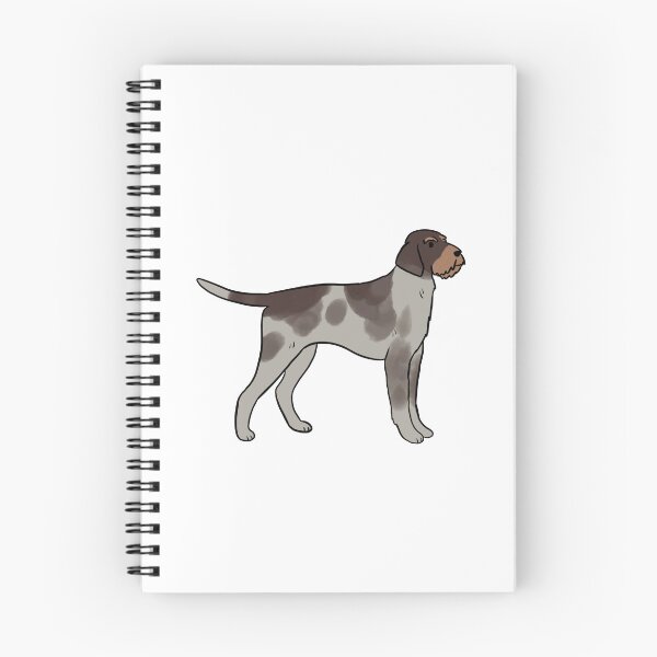 Item preview, German wirehaired pointer cute illustration designed and sold by Yarafantasyart.