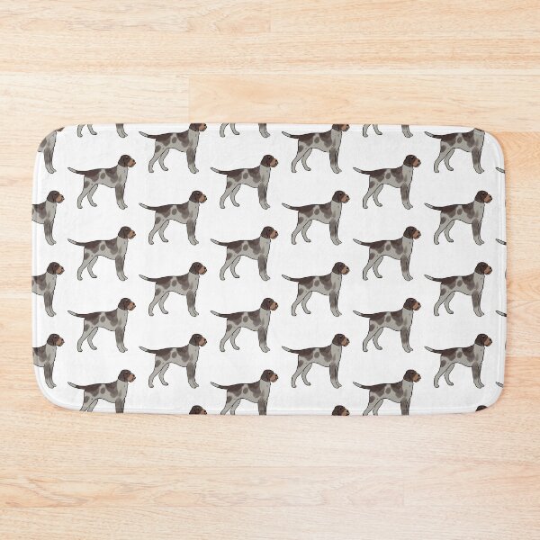 Item preview, German wirehaired pointer cute illustration  designed and sold by Yarafantasyart.
