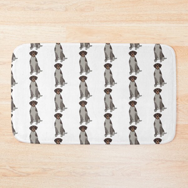 Item preview, German wirehaired pointer cute illustration designed and sold by Yarafantasyart.