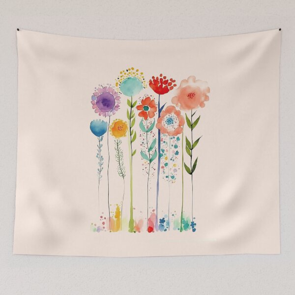 Item preview, Cute Whimsical Flower Garden designed and sold by UtArt.