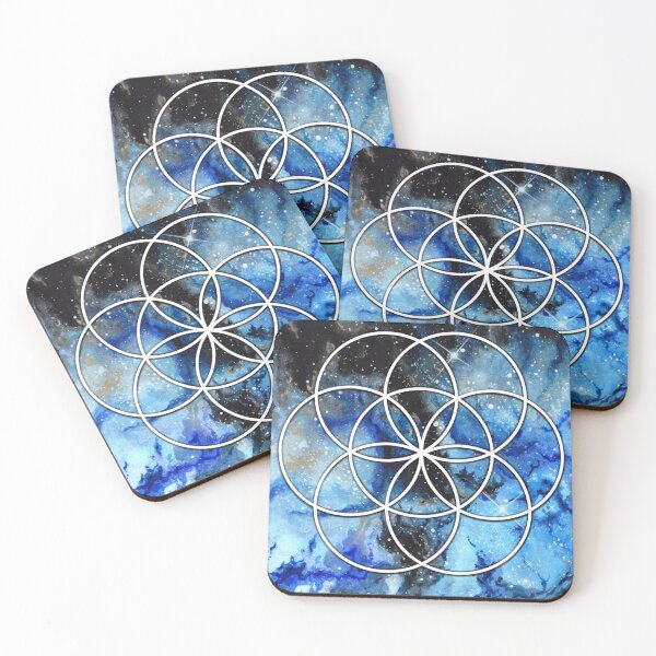 Item preview, Sacred Geometry - Seed Of Life - Cosmic art designed and sold by Handmaiduns.
