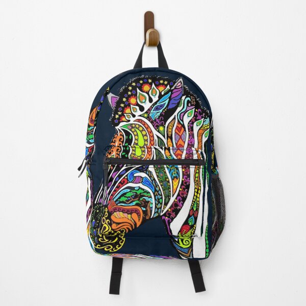 Item preview, MANDALA COLORFUL mosaic ZEBRA designed and sold by THE AMERICAN TEEVANGELIST.