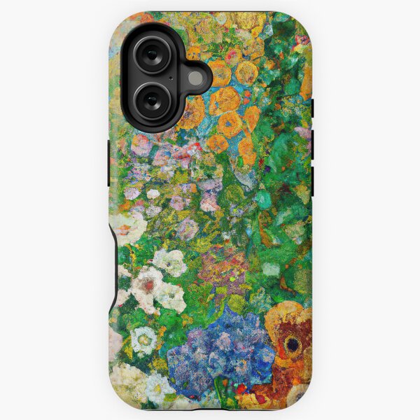 Aperçu de l'œuvre Jardin de fleurs Gustav Klimt créée et vendue par maniacfitness.